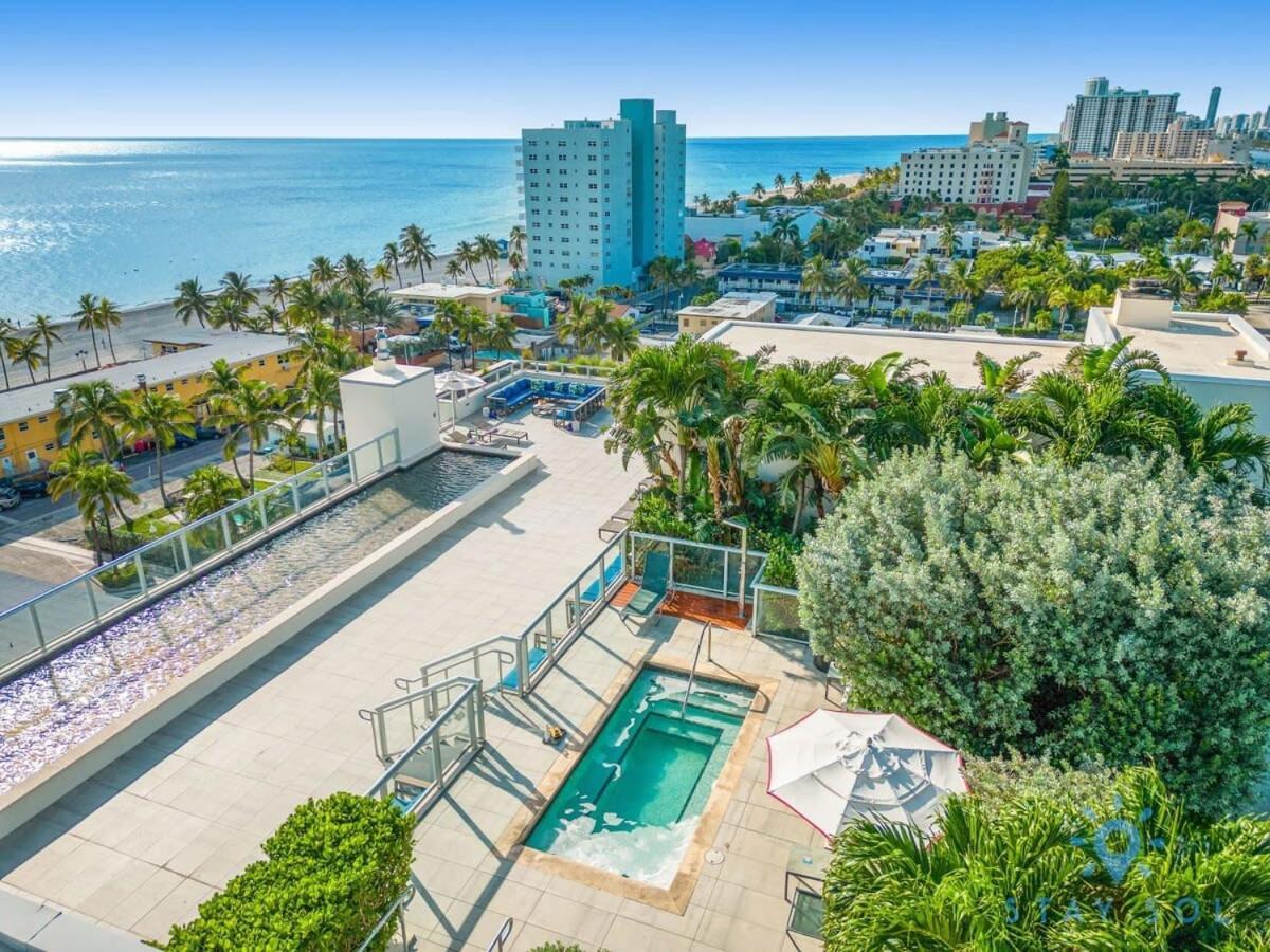 Best Stay - Rooftop Pool - Hollywood Beach Board - Walk المظهر الخارجي الصورة